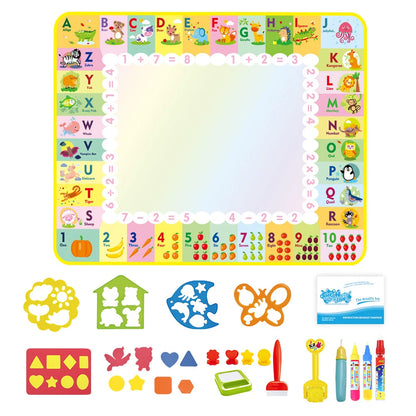 Magic Water Drawing Mat Doodle Mat & Pens Baby Play Mat Rug Montessori Toys Painting Board Educational Toys for Kids