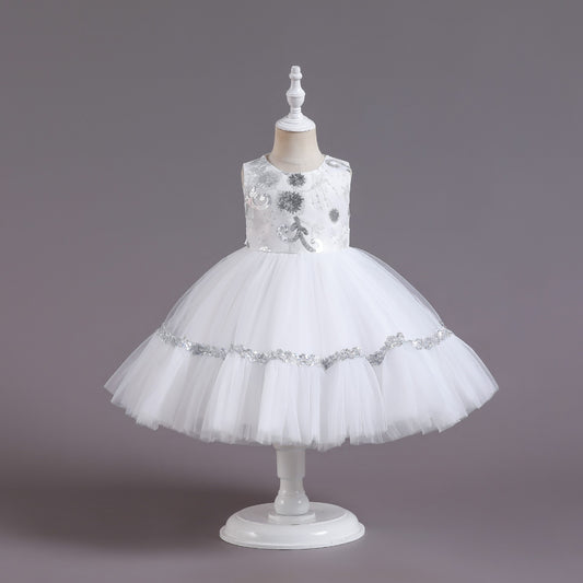 Children's Dress Cute Flower Petti skirt - ShadeSailgarden