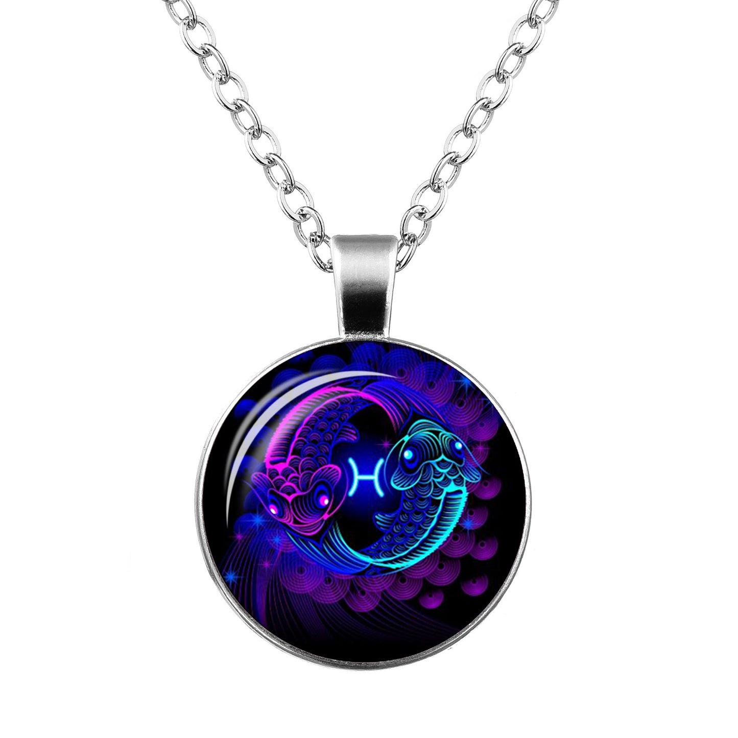 SHG™ zodiac gemstone necklace