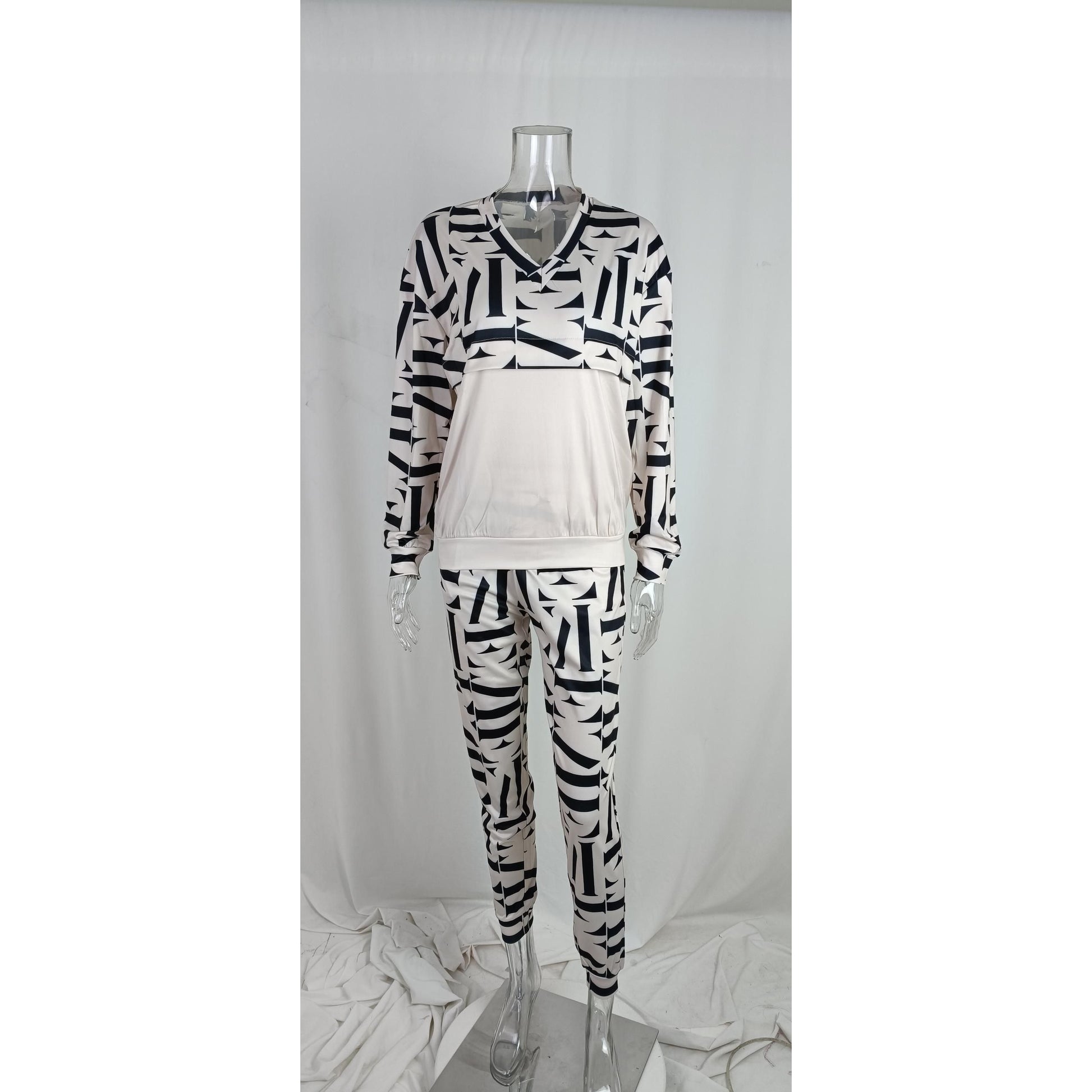 Printed Long Sleeve Street Slim FitSuit - ShadeSailgarden