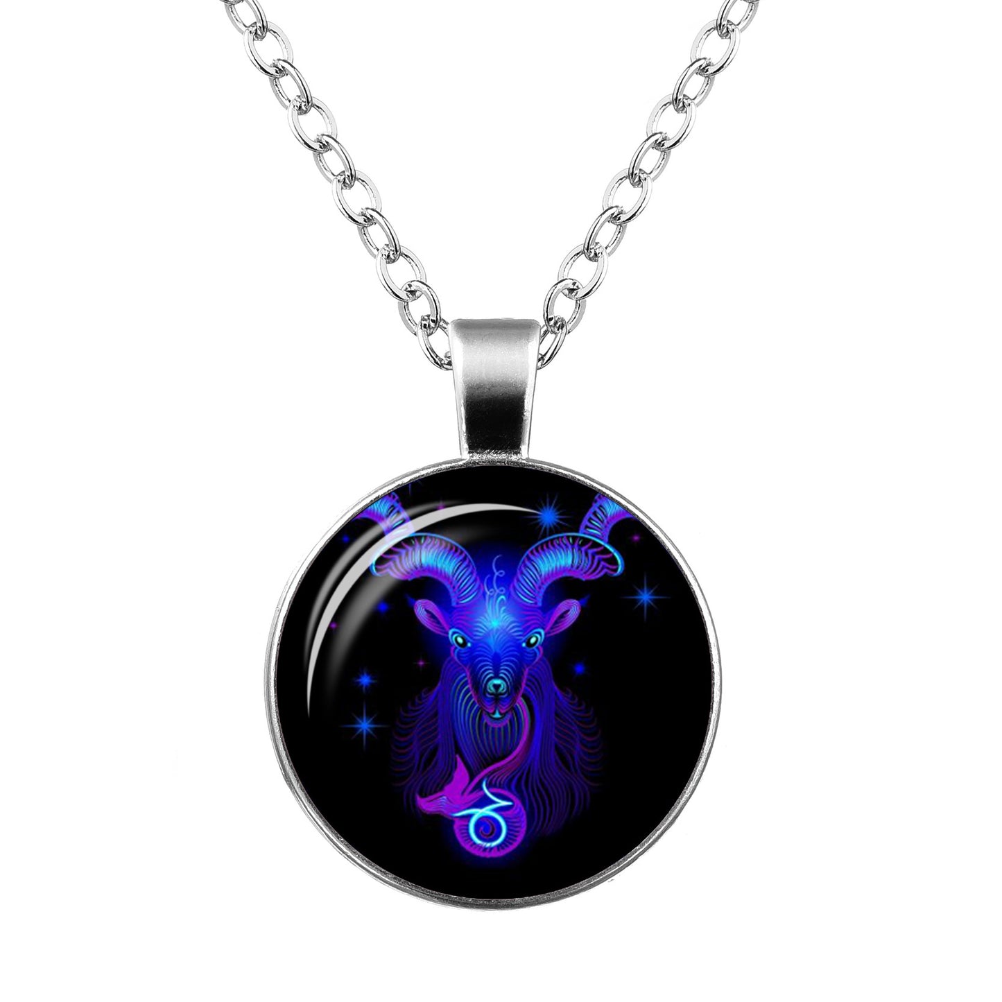 SHG™ zodiac gemstone necklace