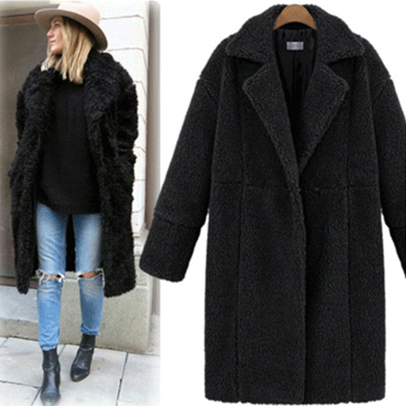 Cashmere Long-sleeved Woolen Coat