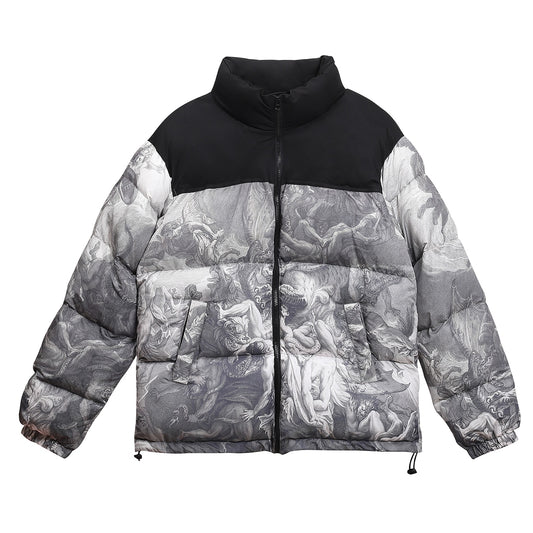 Printed Cotton Padded Jacket - ShadeSailgarden