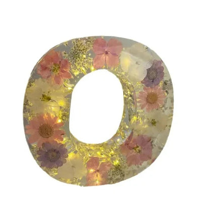 SHG™ Resin Letter with Embedded Flowers