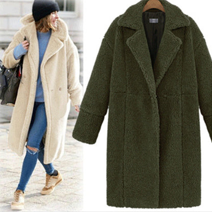 Cashmere Long-sleeved Woolen Coat