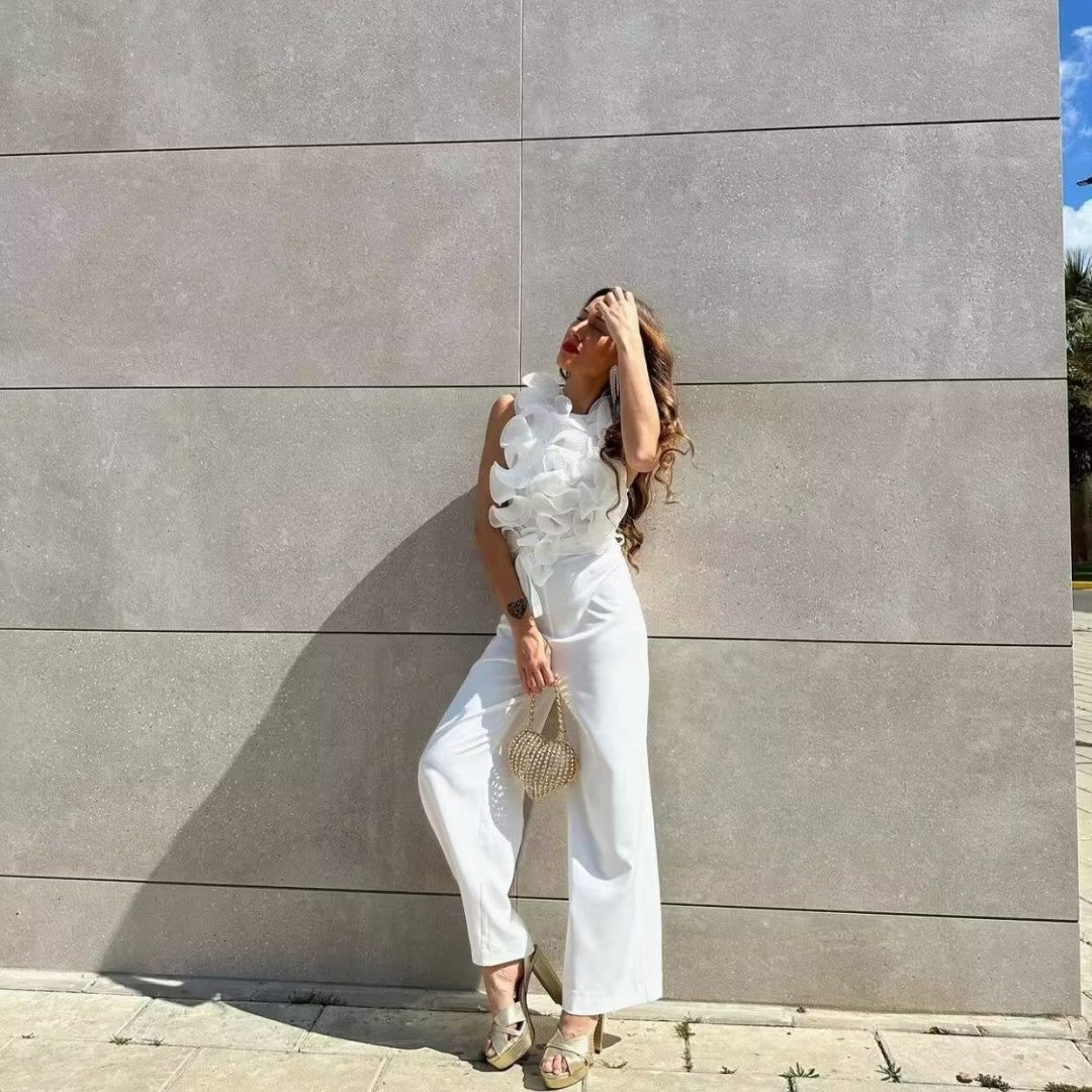 Layered Decorative Jumpsuit - ShadeSailgarden