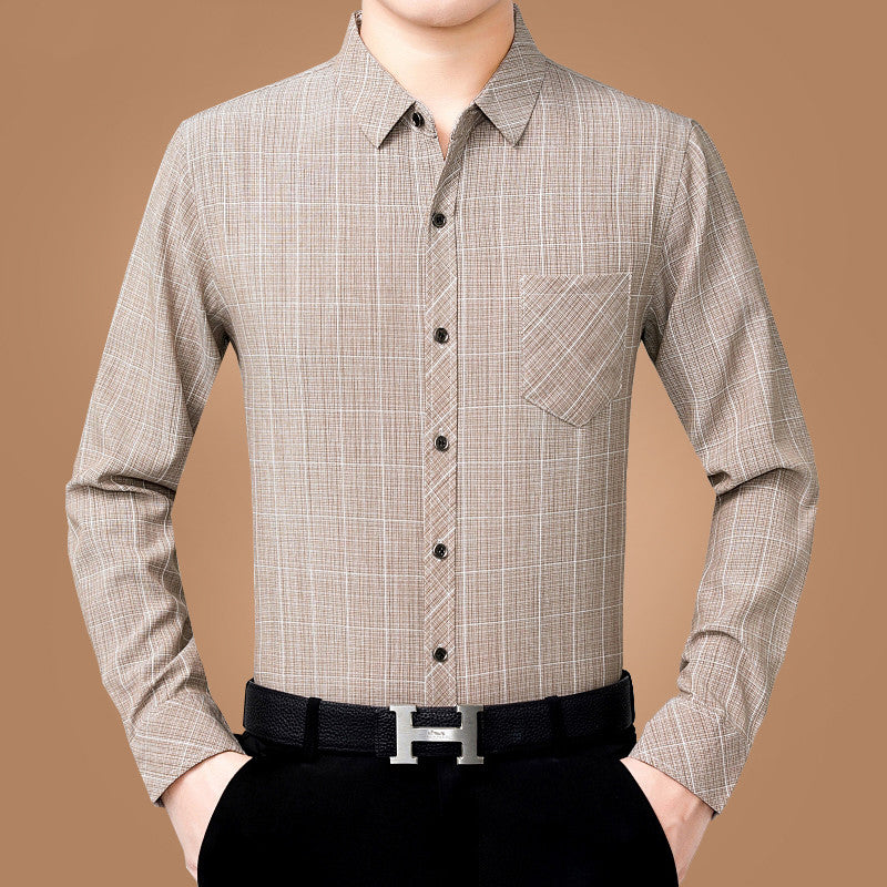 Linen Long-sleeved Non-iron Shirt - ShadeSailgarden