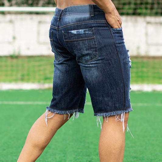 Men's New Fashion Denim Shorts - ShadeSailgarden