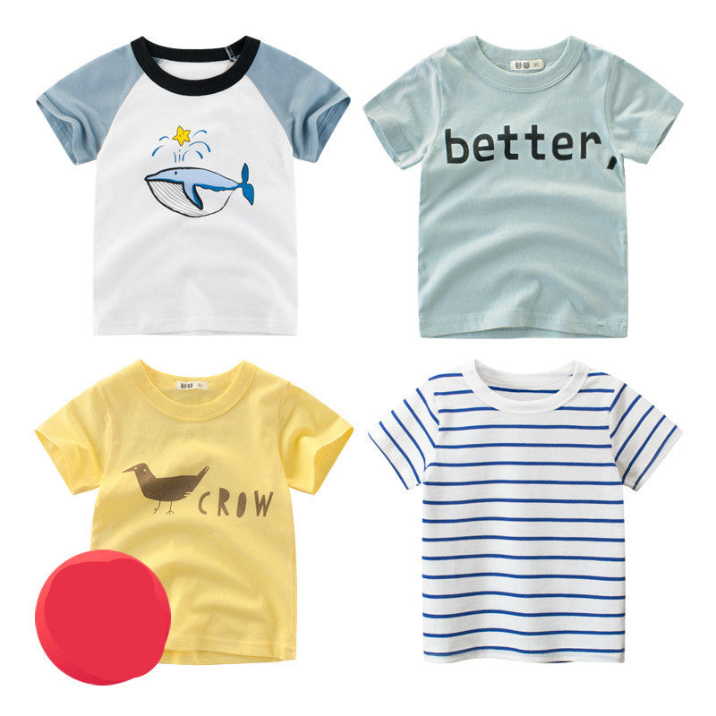 Summer children's short sleeve T-shirt - ShadeSailgarden