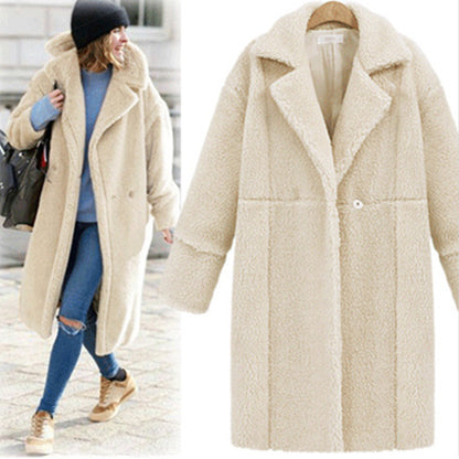 Cashmere Long-sleeved Woolen Coat