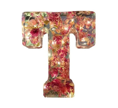 SHG™ Resin Letter with Embedded Flowers