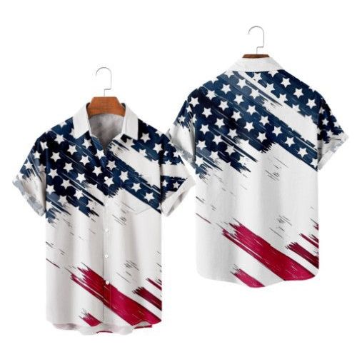 Lapel Digital Printing Shirt - ShadeSailgarden