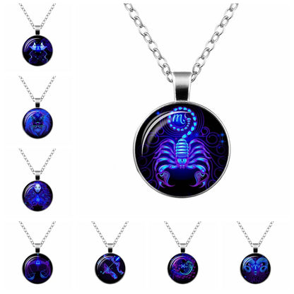 SHG™ zodiac gemstone necklace