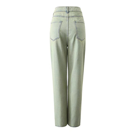 Green Fashion Jeans - ShadeSailgarden