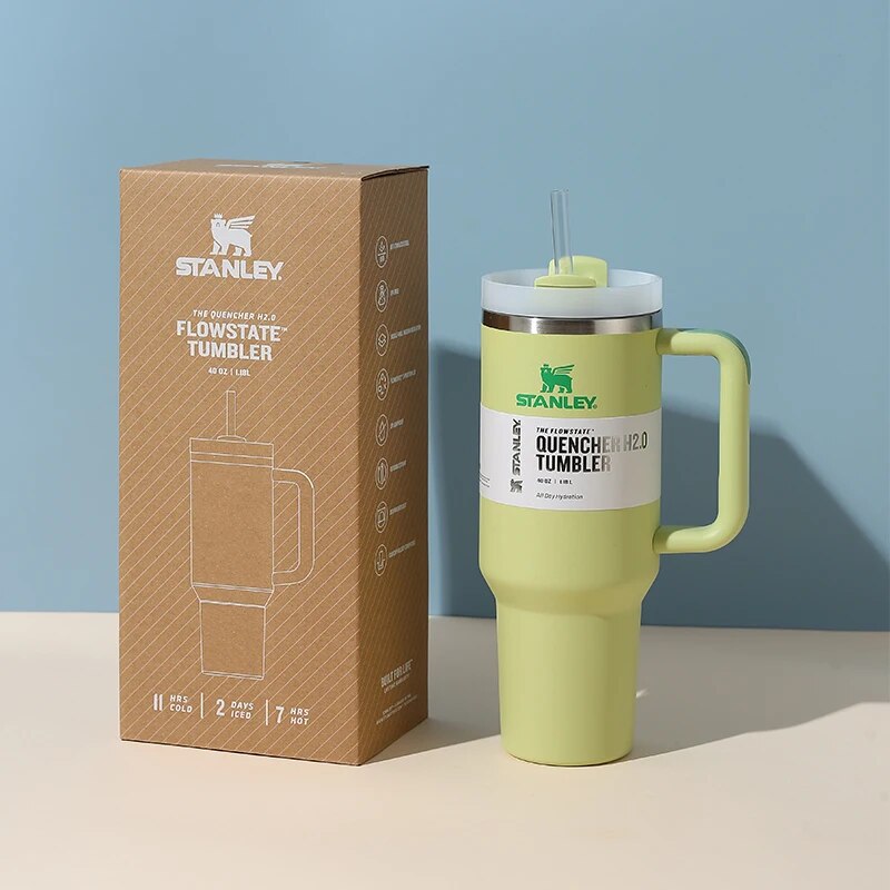 Stanley 40oz/1.1L  Tumbler Cup With Handle and Straw Lids