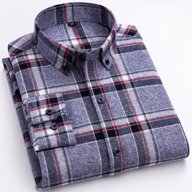 Men Cotton Long Sleeve Shirt - ShadeSailgarden