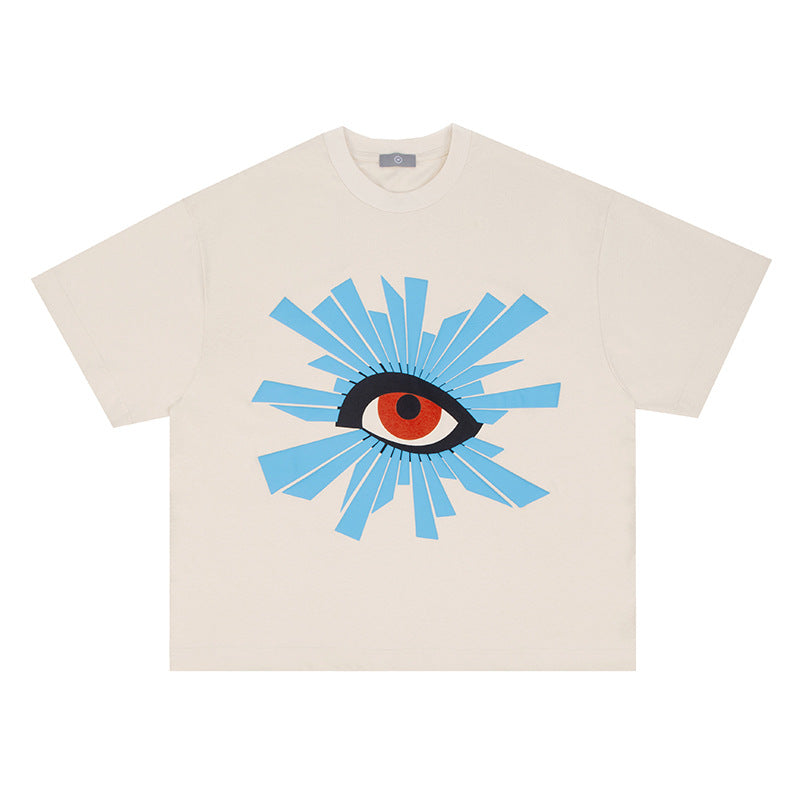 Funny Eye Printed T-shirt - ShadeSailgarden