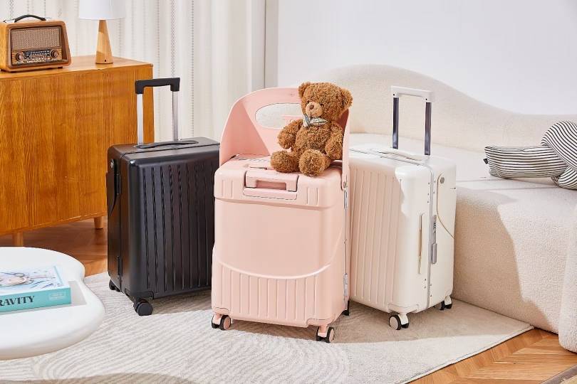 Premium Luggage Bag with Built-in Stroller for Children