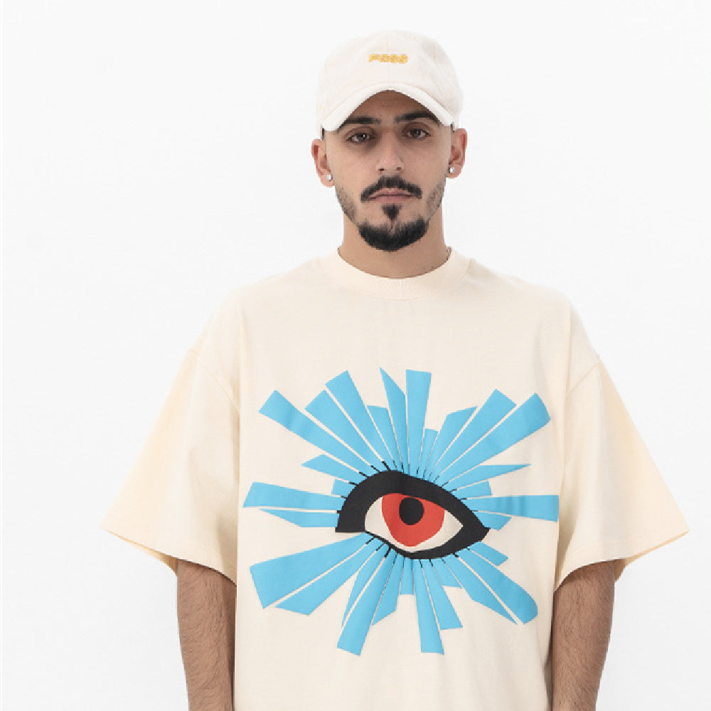 Funny Eye Printed T-shirt - ShadeSailgarden