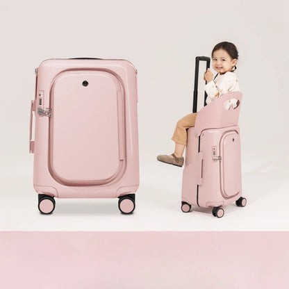 Premium Luggage Bag with Built-in Stroller for Children