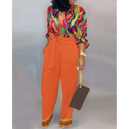 Printed Overall Jumpsuit