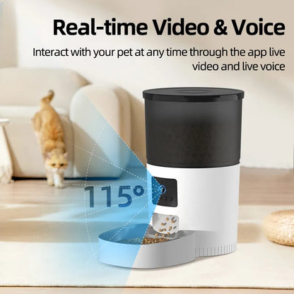 Smart automatic Cat Feeder With Video