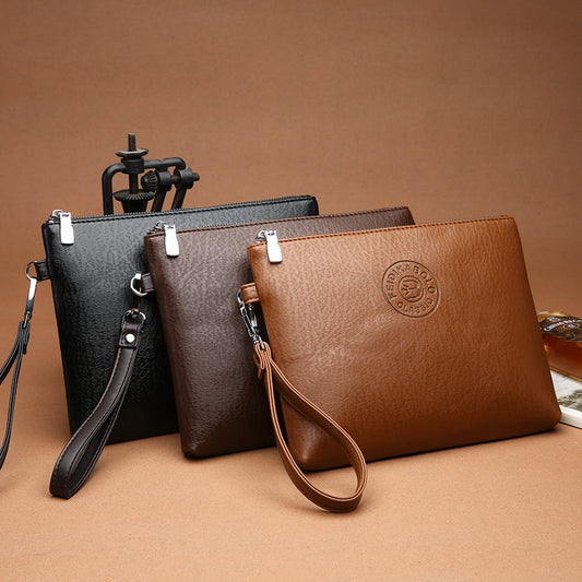 Clutch Soft Leather Bag - ShadeSailgarden