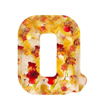 SHG™ Resin Letter with Embedded Flowers