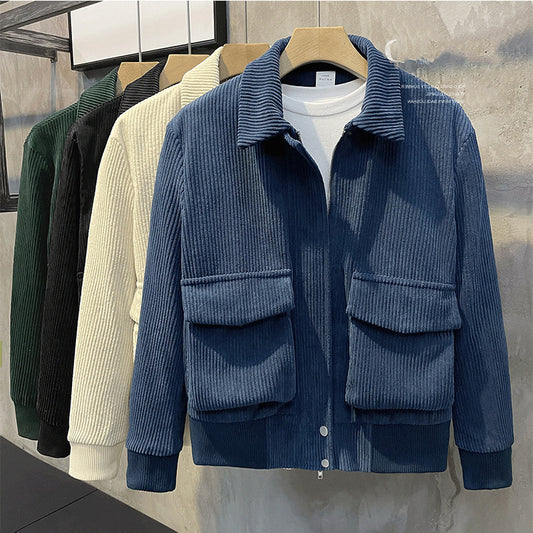 Men's Trendy Corduroy Jacket - ShadeSailgarden