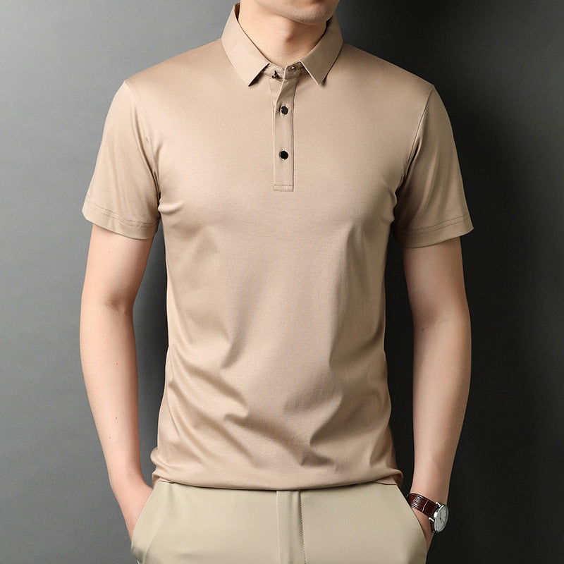 Lapel Short-sleeved T-shirt - ShadeSailgarden