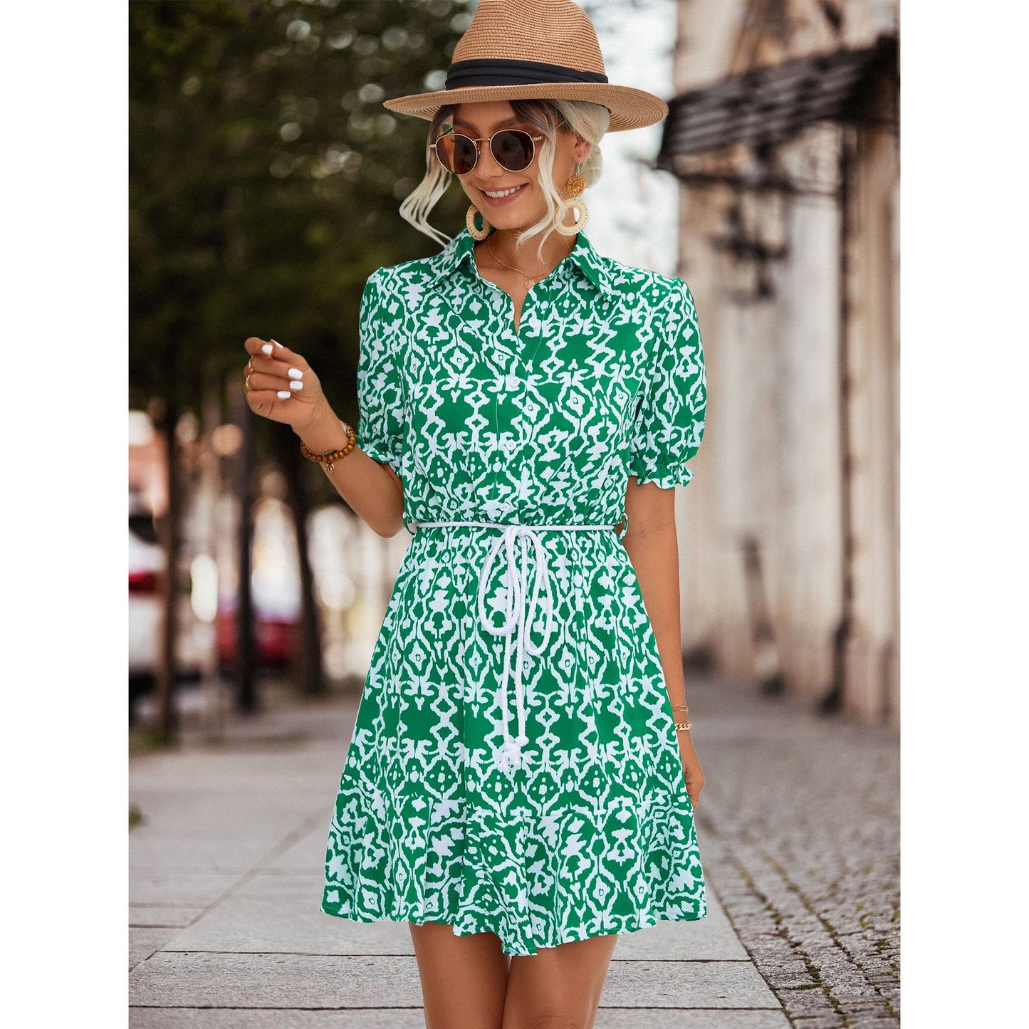Summer Print Dress - ShadeSailgarden
